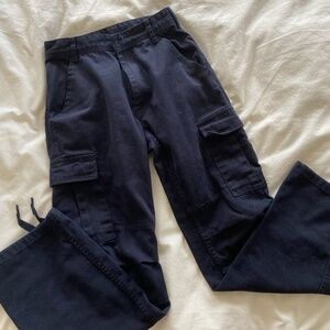 brandy melville navy blue cargo pants